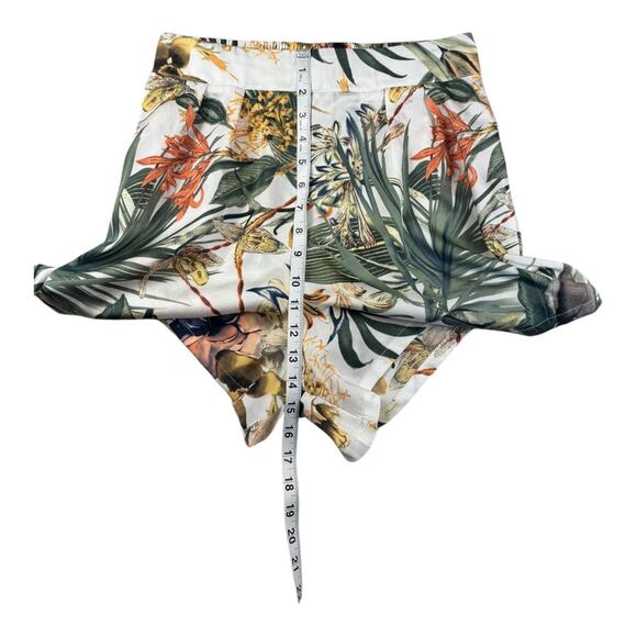 Miss Avenue Women’s High-Waisted Tropical Print Shorts - Size M‎ - Elastic Waist - Picture 7 of 7